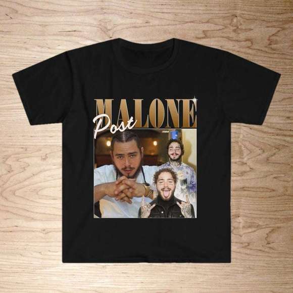Post Malone Retro Style Classic T Shirt - Picture 1 of 4